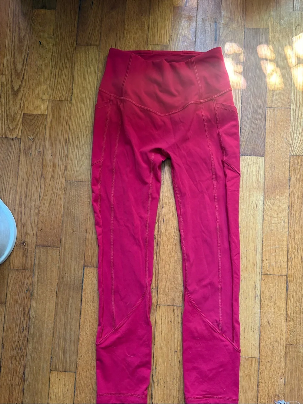 lululemon red Athletic Leggings